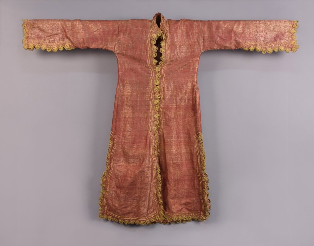 TURKISH METALLIC BROCADE ROBE, LATE 19th - EARLY 20th C (1 of 3)