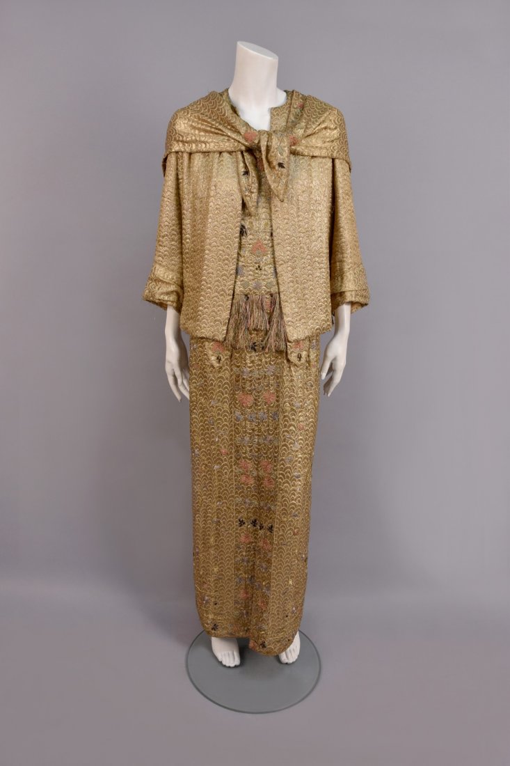 SUZANNE TALBOT METALLIC EVENING ENSEMBLE, c. 1930 (1 of 7)