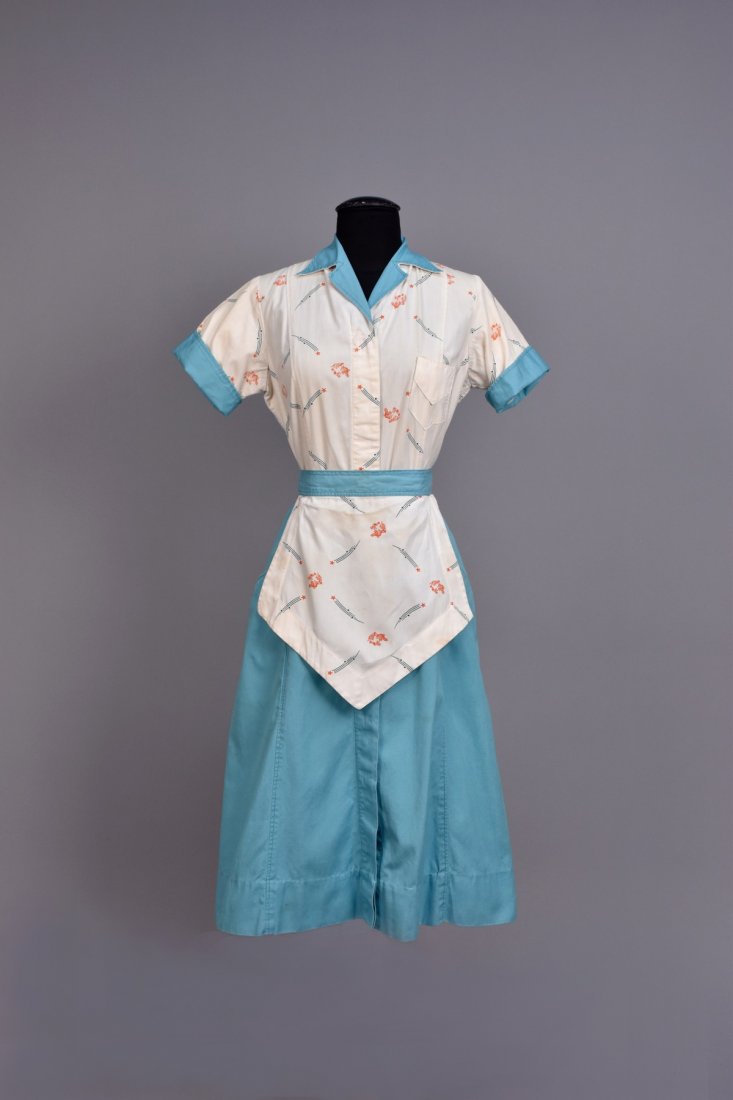 HOWARD JOHNSON WAITRESS UNIFORM, MID 20th C. (1 of 5)