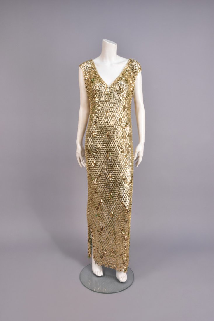 SEQUINED CHAIN MAIL SHEATH, c. 1966 (1 of 4)