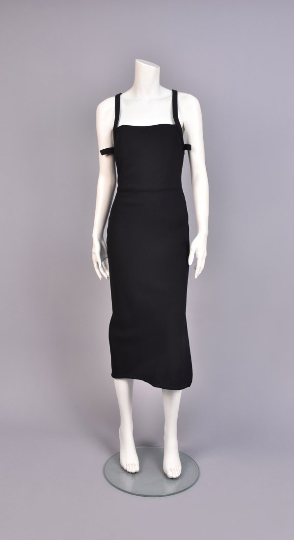 DEADSTOCK VERSACE WOOL EVENING SHEATH. (1 of 3)