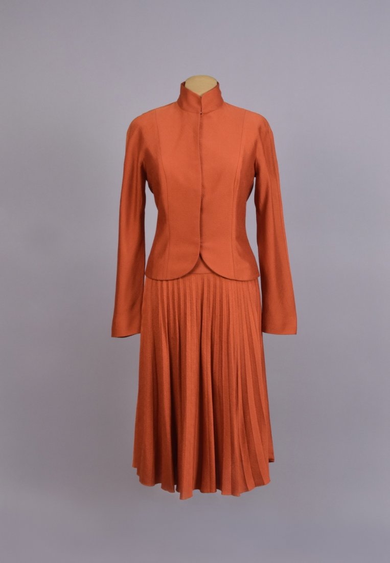 GALLIANO for DIOR BAR-INSPIRED SILK SKIRT SUIT, 2001. (1 of 6)