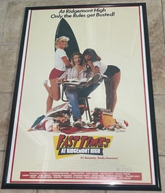 Fast Times At Ridgemont High Original MCA Movie Film Poster Framed 42x28"
