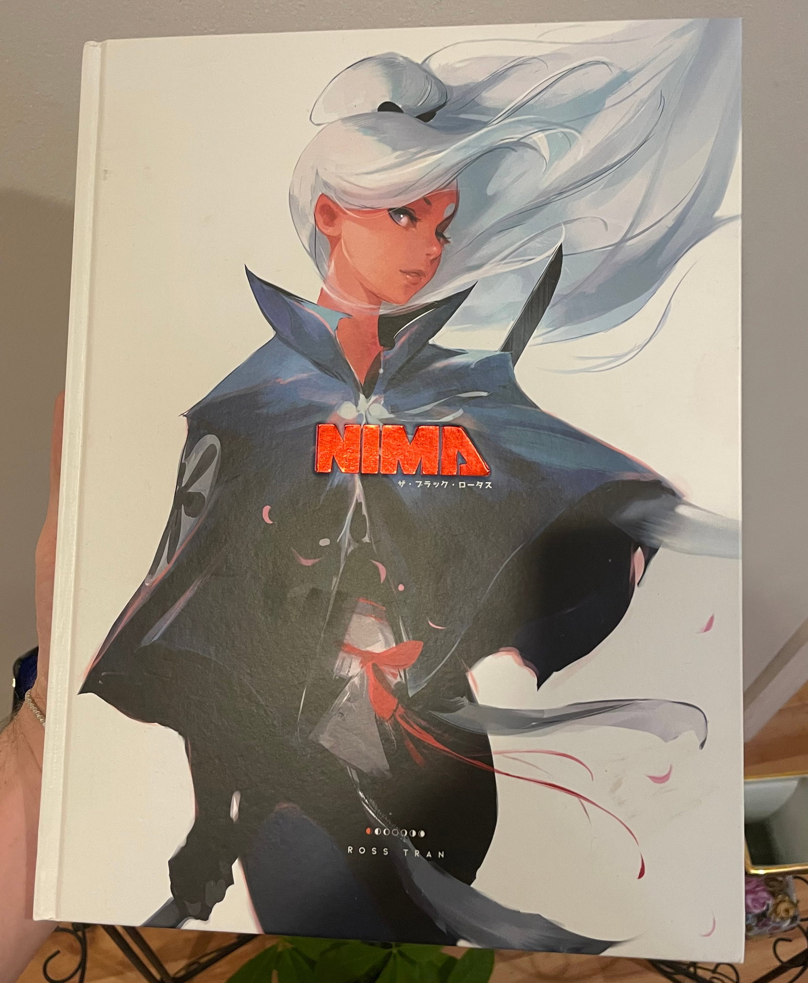 Nima: The Black Lotus by Ross Tran (RossDraws) Hardcover Anime Cinematic Art Book: NEAR FINE - No interior writings or markings. Like new condition.