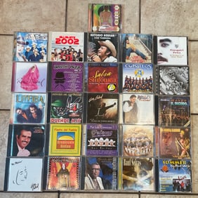 Lot of 26 Latin CDs Mexico Imports Salsa Mixes