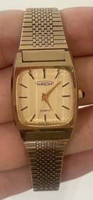 Aureole Woman’s Quartz Watch Swiss Movement Vintage Stainless Steel