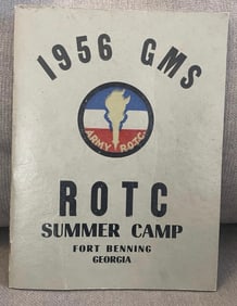 1956 GMS US ARMY ROTC Summer Camp Fort Benning Georgia Military Yearbook