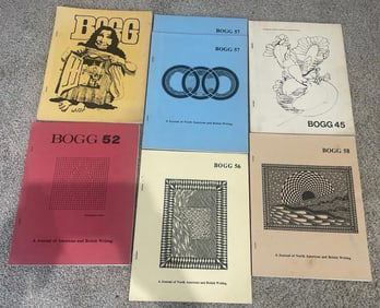 BOGG Magazine Literary Journal North American & British Writing Lot Of 6