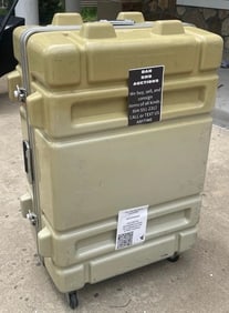 Large Rolling Pelican Style Hard Equipment Case w Wheels No Interior Foam