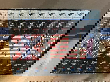 PBS Home Video The Civil War VHS Box Set All Sealed Except Tape 1