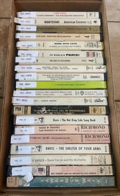4-Track Reel To Reel Stereo Tape Lot (20) Nat King Cole ~ Fred Waring