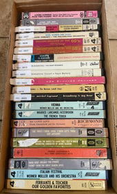 4-Track Reel To Reel Stereo Tape Lot (21) 1950s & 1960s Top Hits