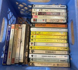 4-Track Reel To Reel Stereo Tape Lot (22) Movie Soundtrack • Roger Williams