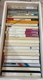 4-Track Reel To Reel Stereo Tape Lot (22) Recorded Radio Shows • George Carlin • Beatles