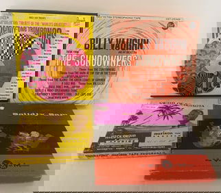 Lot of 4 Rare Reel To Reel 4-Track Stereo Tapes Jazz Radio & Soundtrack