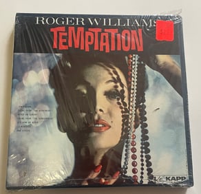 Roger Williams – Temptation Reel To Reel 4-Track Stereo Tape SEALED/NEW
