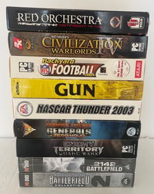 Lot Of 9 PC Video Games All Factory Sealed/Brand New