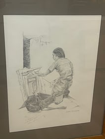 Claire Sisenwein Signed & Numbered 58/350 Print 1993 Framed 29x24"