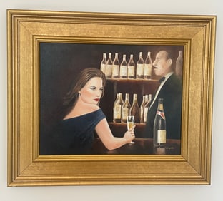 Oil on Canvas Painting Ted Scypinski (Savannah, GA, 20th/21st C) 19x16"