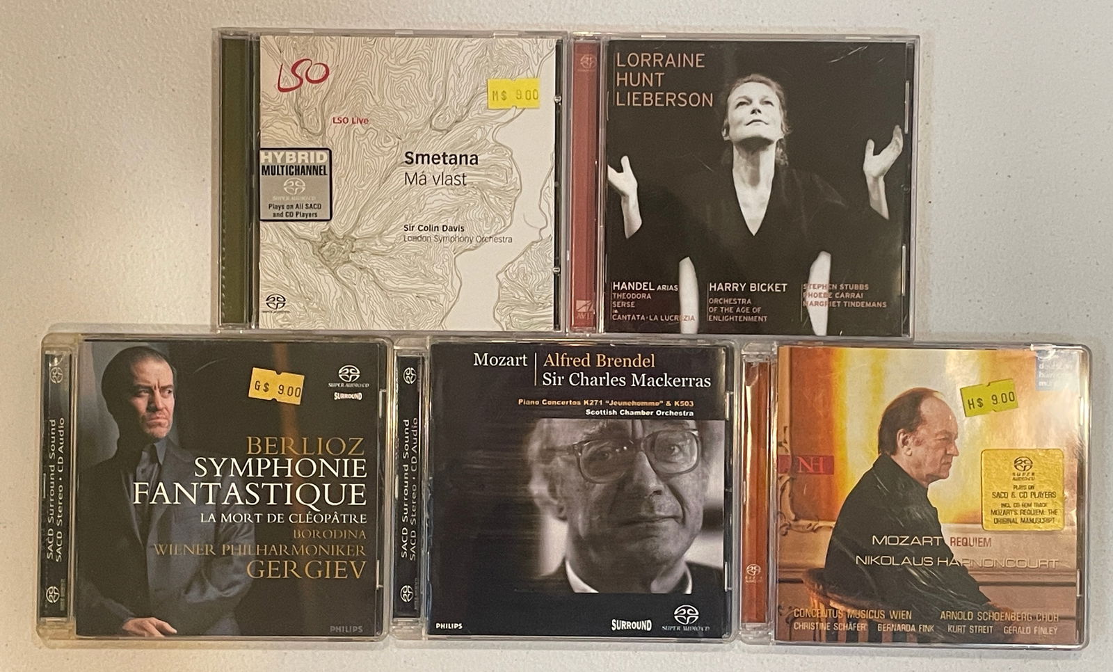 SACD Super-Audio CD Classical Audiophile Lot 5x All NM (1 of 7)