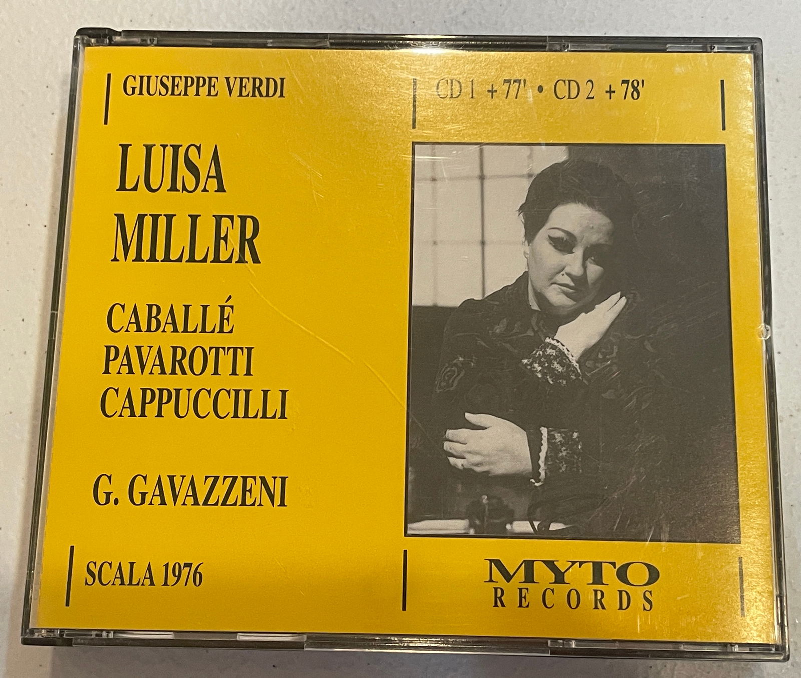 Luisa Miller - G. Gavazzeni Scala 1976 2x CD MYTO Italy Import: NM