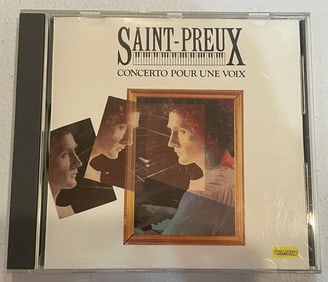 Saint-Preux – Concerto Pour Une Voix CD France Import