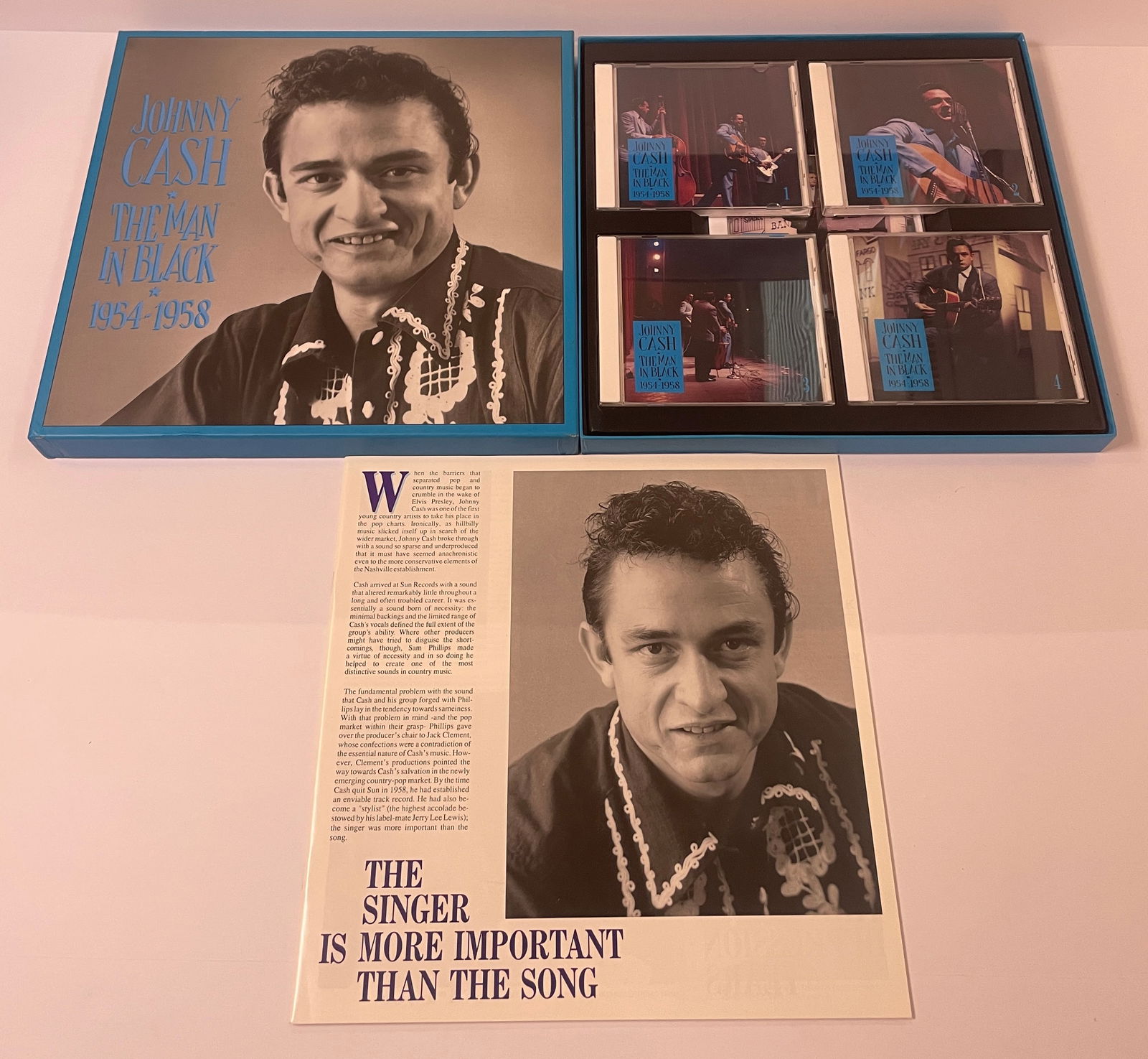 Johnny Cash – The Man In Black 1954-1958 Bear Family Records CD Box Set (1 of 11)