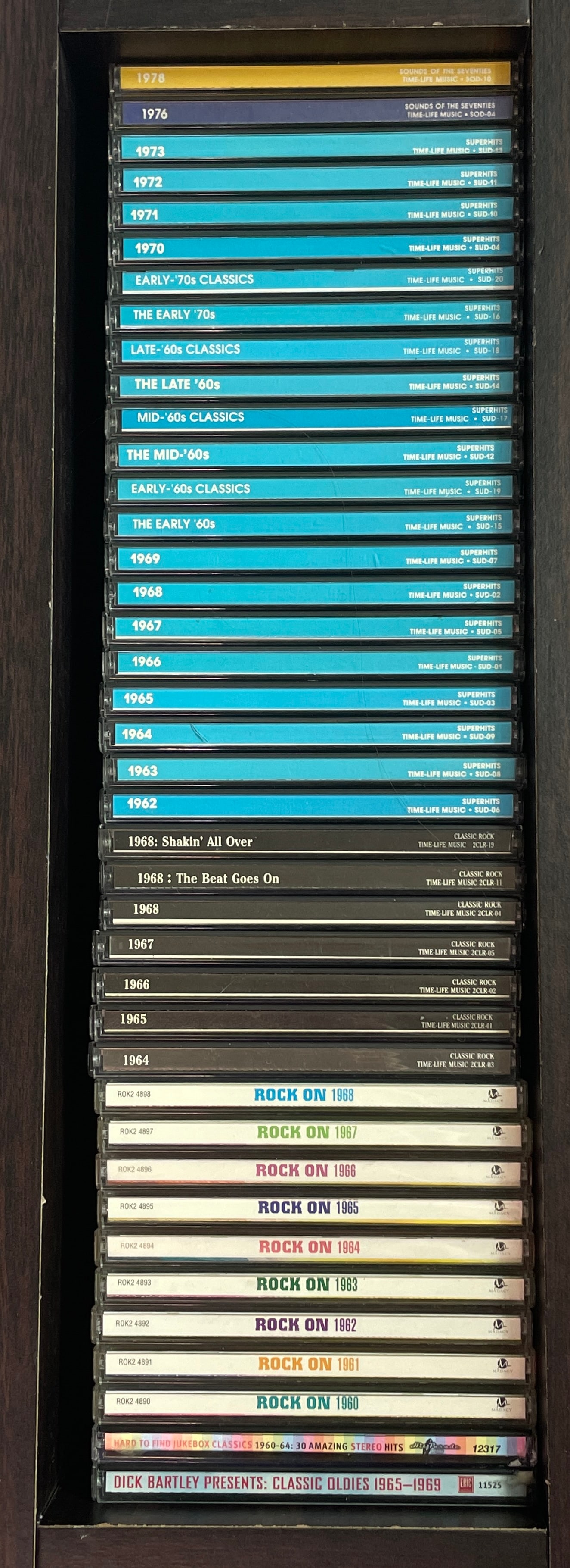 Lot of 40 Time Life 1960s Super Hits & Classic Rock CD Sets (1 of 12)