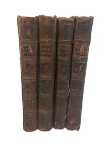 The Odyssey / Iliad Of Homer (Pope's Odyssey) - 4 Volume Set Bernard Linton, London, 1725