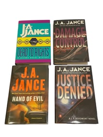 Mystery Book Collection Lot (18) Authors (J) J. A. Jance (9) Signed
