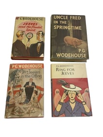 Mystery Book Collection Lot (38) Many Signed (8) Authors (W) Several P.G. Wodehouse