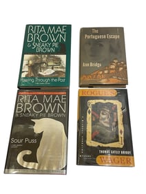 Mystery Book Collection Lot (34) Many Signed (14) Authors (B)