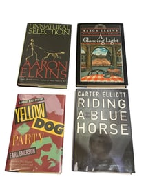 Mystery Book Collection Lot (36) Signed Copies (22) Authors (E)