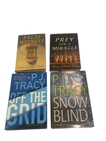 Mystery Book Collection Lot (21) Signed Copies (14) Authors (T)