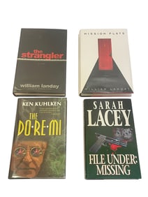 Mystery Book Collection Lot (35) Signed Copies (20) Authors (K-L)