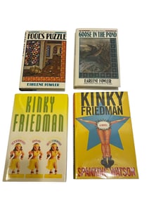 Mystery Book Collection Lot (36) Signed Copies (17) Authors (F)