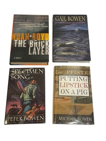 Mystery Book Collection Lot (36) Signed Copies (22) Authors (B)