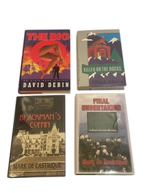 Mystery Book Collection Lot (18) Signed Copies (9) Authors (A-D)