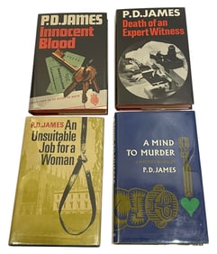 P.D. James Mystery Book Lot UK & US First Editions