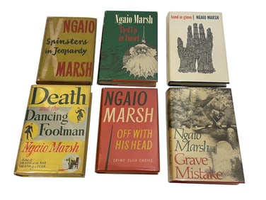 Ngaio Marsh Mystery Book Lot US & UK First Editions