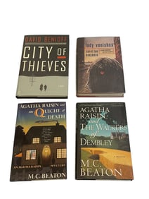 Mystery Book Collection Lot (36) Signed Copies (17) Authors (B)