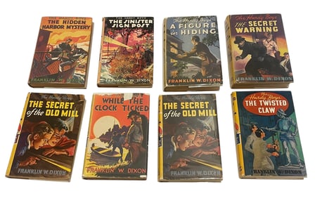 Lot of 42 Early Edition The Hardy Boys Books Yellow Spine