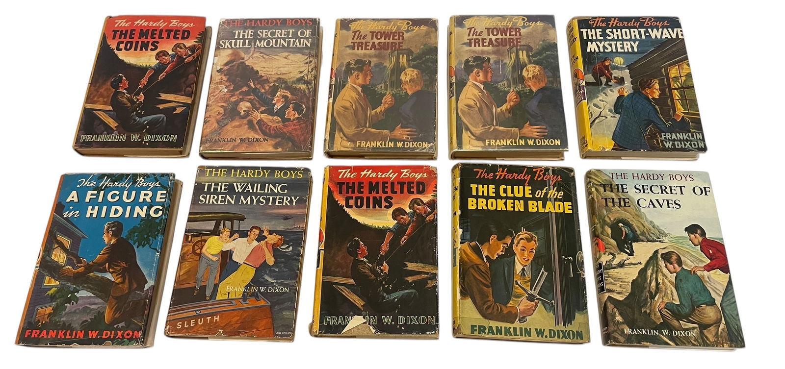 Lot of 60 Early Edition The Hardy Boys Books Yellow Spine (1 of 9)