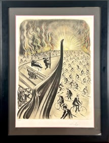 “Symphony Bicyclette” Lithograph by Salvador Dali, Pencil-Signed, Numbered 185/200
