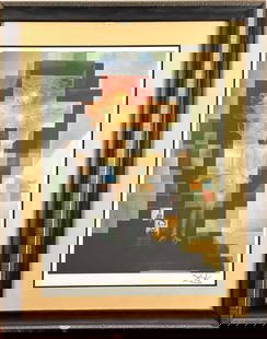 Signed Salvador Dali Lithograph “Dalivision,” Numbered 122/500: Lithograph titled “Dalivision” by Salvador Dali, signed in the lower right corner and numbered 122/500. Features surreal imagery of a nude figure in a pixelated grid with vivid colors.
