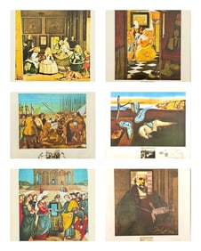 Salvador Dali “Changes in Great Masterpieces” HC Signed Complete Set with Madame Lucas D