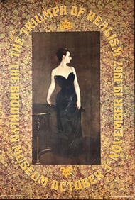 1967 ‘The Triumph of Realism’ Poster Featuring ‘Madame X’ by John Singer Sar