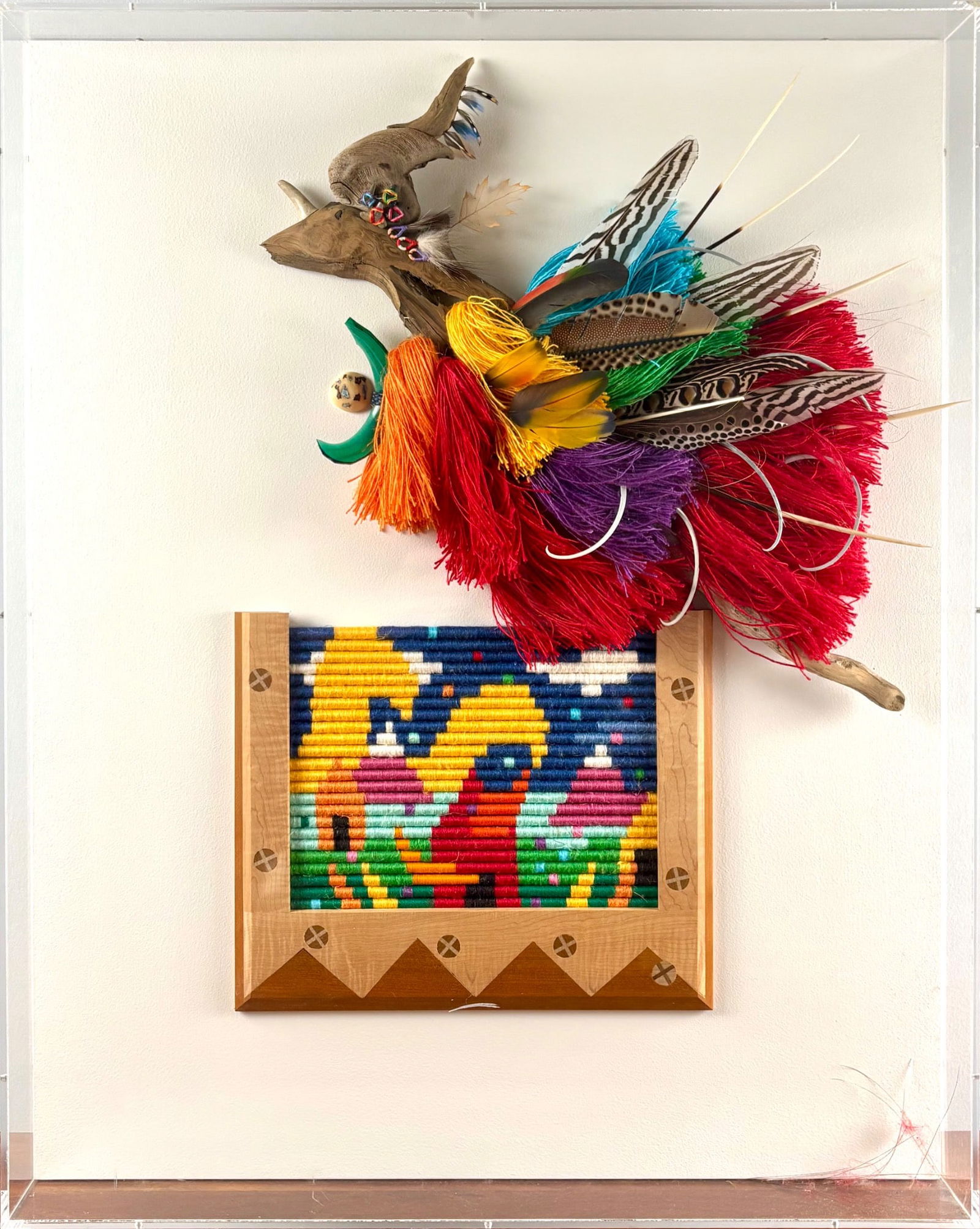 “Horne Protector” Native American Style Shadowbox (circa 1960s) (1 of 11)