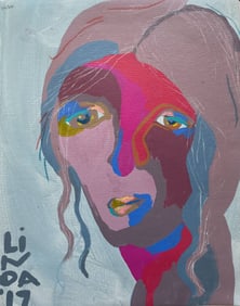 “The Quiet Split, No. 116” Mixed Media by Linda Ward (American, 2017)