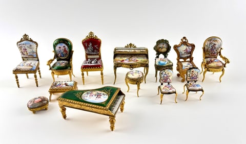 19th Century Viennese Enamel Miniatures